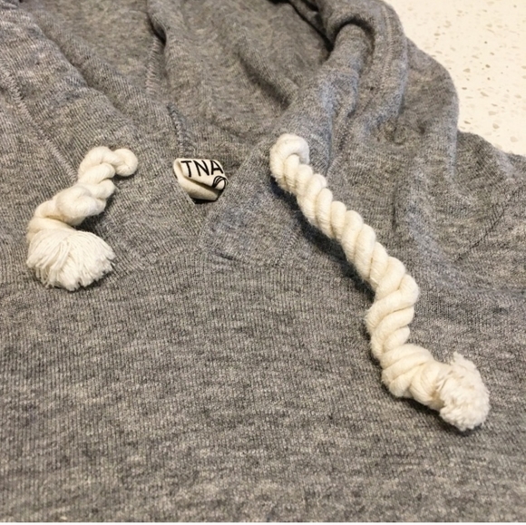 (2/$20) Aritzia TNA grey lightweight hoodie - Picture 3 of 3